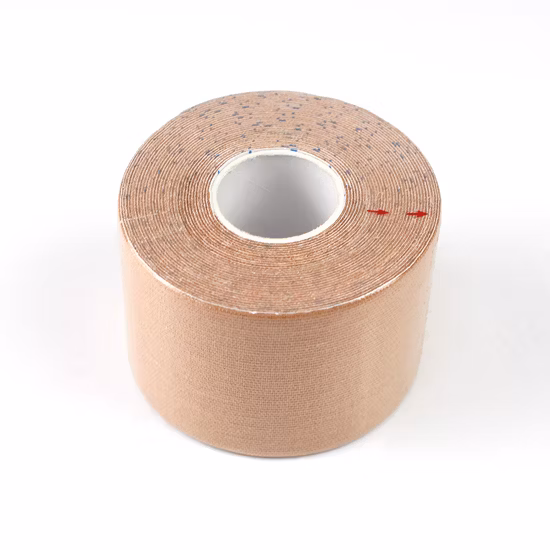 茶色の綿弾性キネシオロジー療法キネシオ テープ (K